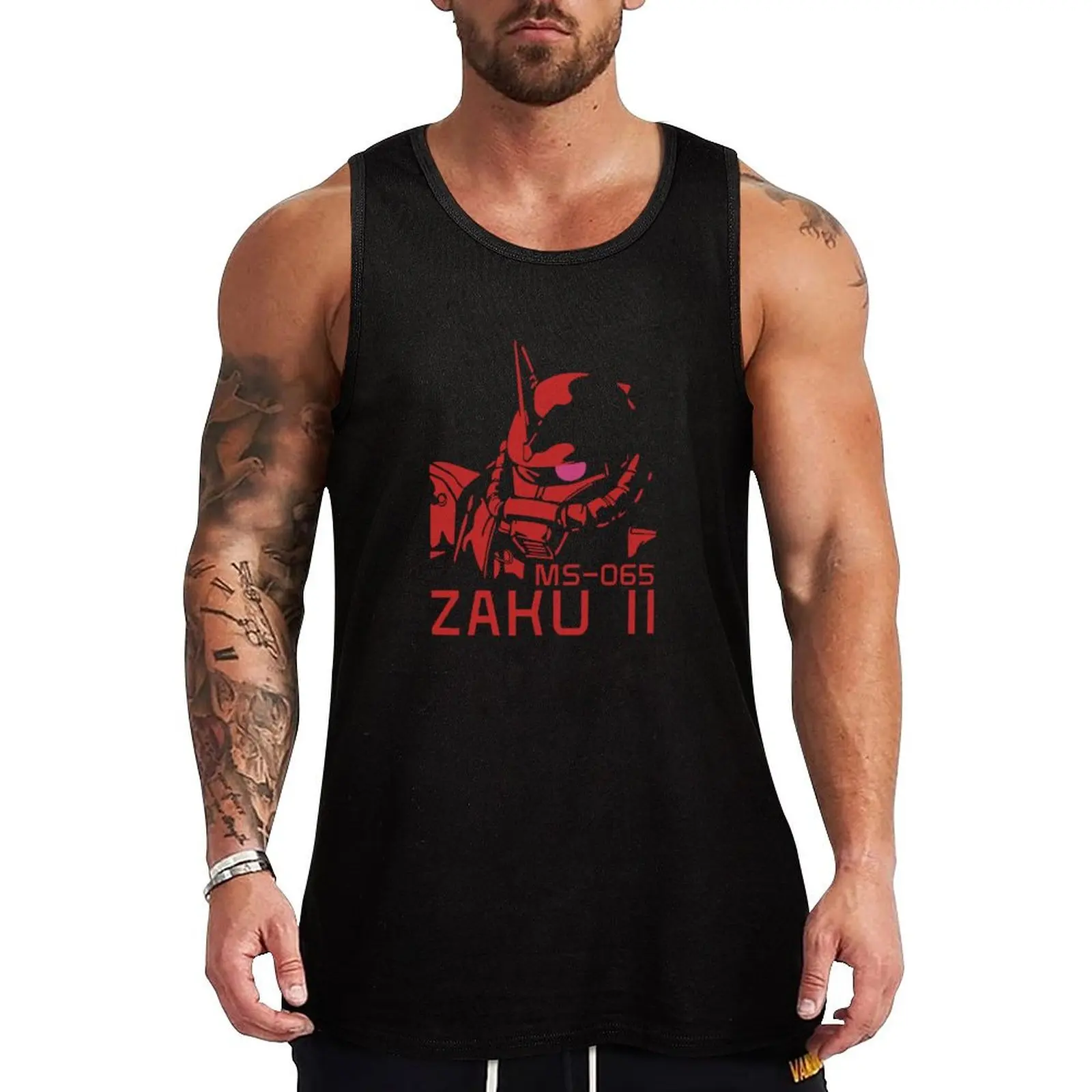 

Zaku II Tank Top Beach Casual Tank Top Sleeveless Loose Fit Vacation