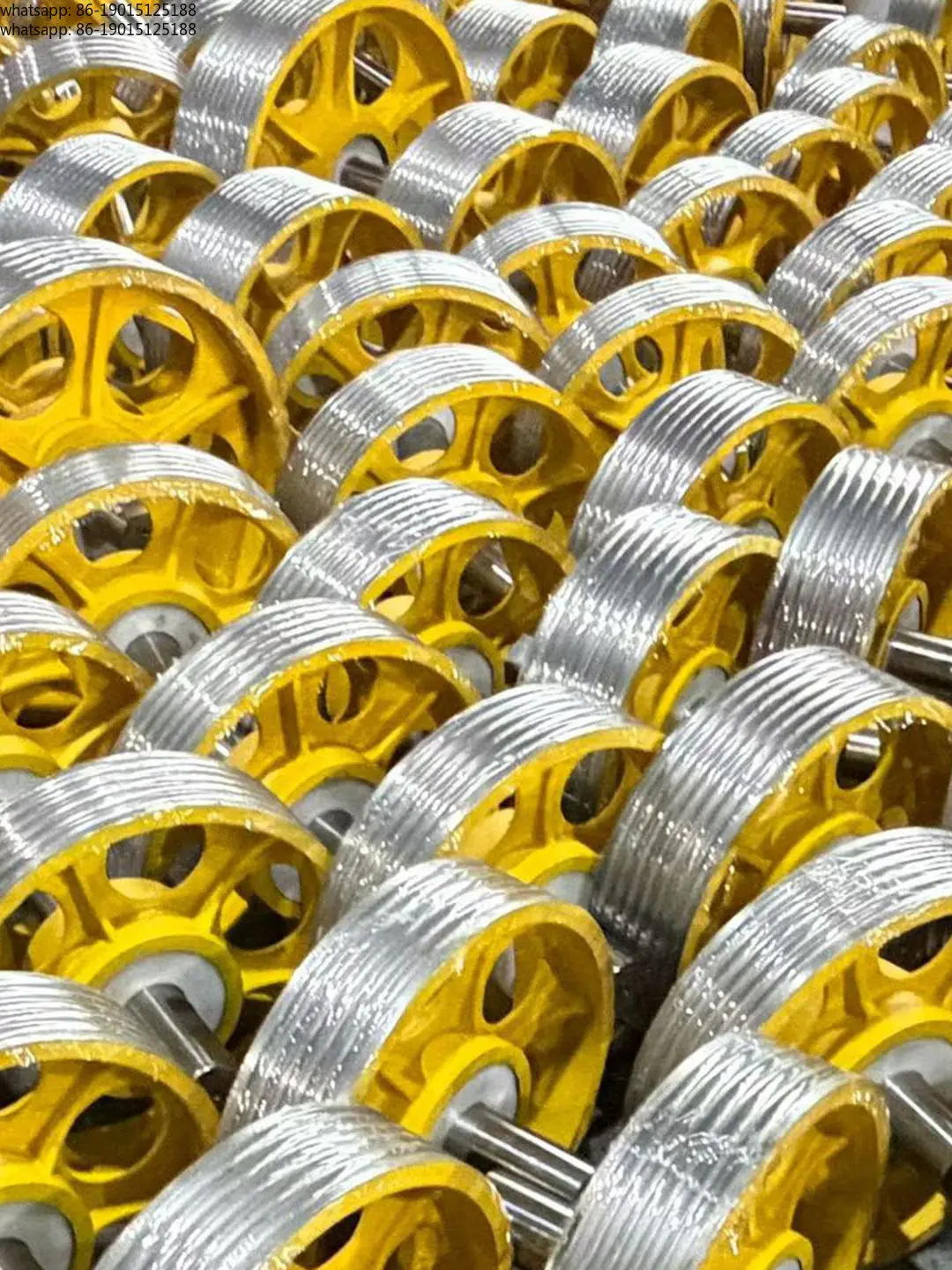Elevator accessories special guide wheel car top wheel return rope  pair  bearing 6312