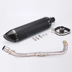 Manifold Middle Link Pipe 2008~2016 Year Slip-on Header System Tmax 530 500 for Motorcycle Exhaust Pipe