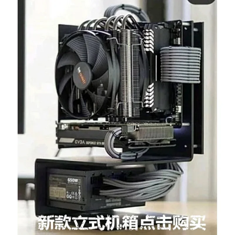 SFX ATX Блок питания Механический крутой JXK-J1 Персонализированный охлаждаемый компьютер ITX Полностью алюминиевая открытая