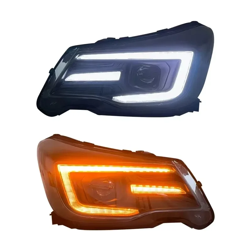for Forester  LED Headlight 2013-2018 Upgrade Accessories Car Head Light Lamp Assembly Front Light DRL