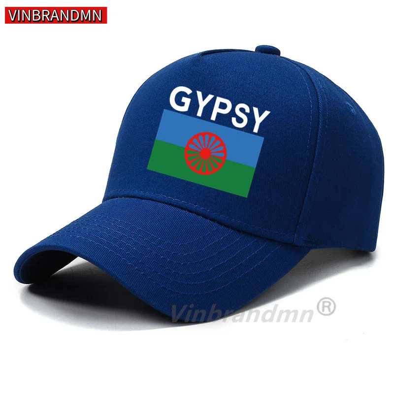 Rom Gypsy Romani Trucker Caps Men Country Flag Hat Baseball Caps Cool Summer Unisex Adjustable Hats Sun Protection Fishing Hat