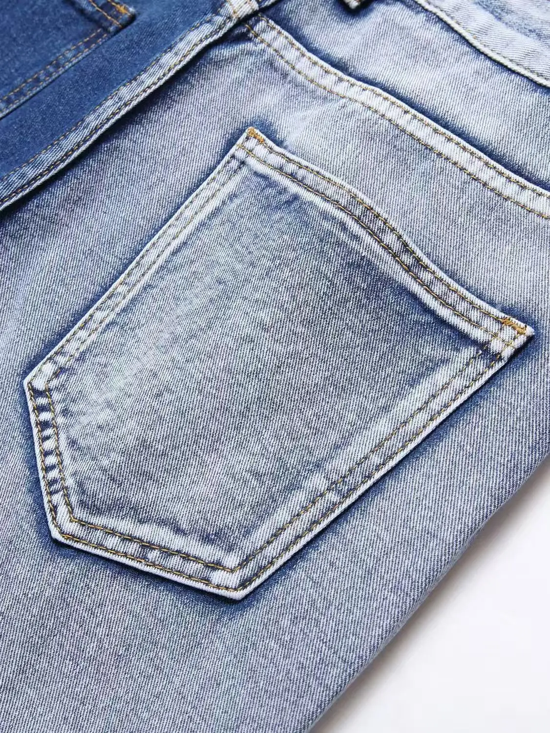 Y2k designer fashion new jeans scratch washed nostalgic stretch slim fit light blue jeans high street hip-hop brand pants hombre