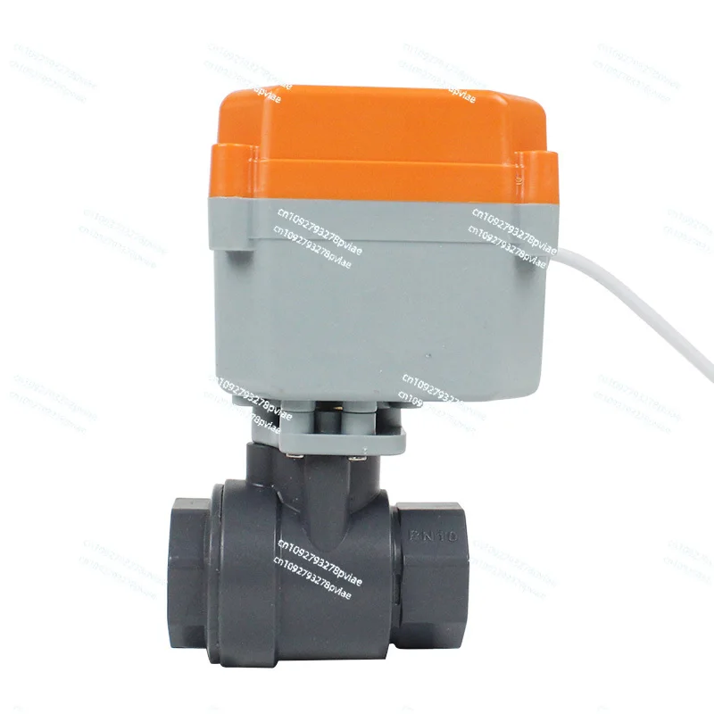 PVC Electric Ball Valve DC24V Plastic UPVC Inner Wire Normally Closed/Open Miniature Refined Replacement Solenoid Valve 12v