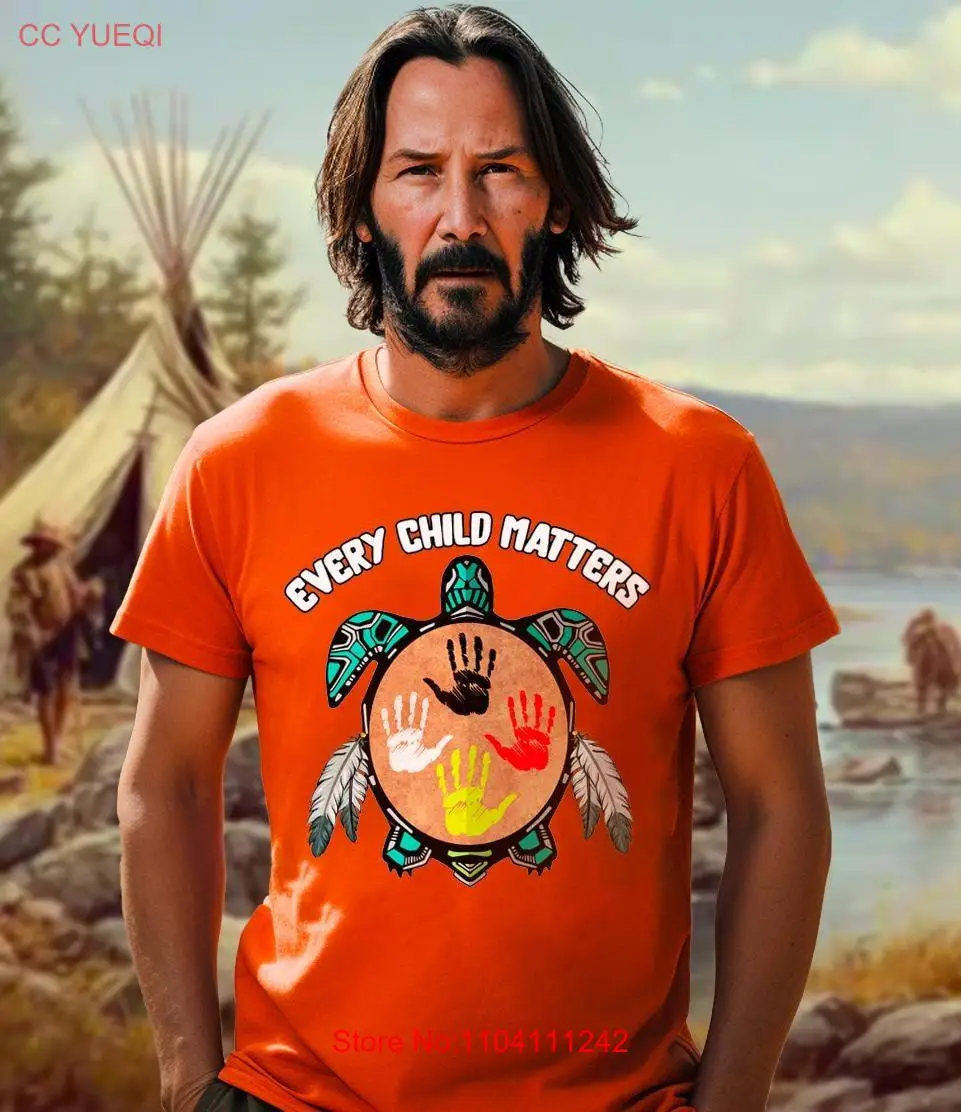 

Every Child Matters T Shirt Orange Day Awareness for Indigenous Kindness and Equality Indian Children Support