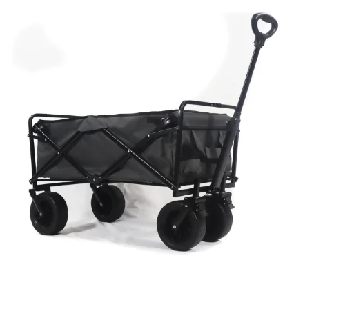 Outdoor Foldable Camping Wagon Carts Sturdy Steel Frame Garden and beach camping carts