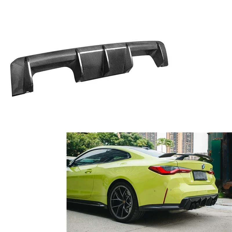 

OEM style dry carbon fiber Rear Diffuser for BMW M3 G80 4-door/M4 2-door 2021+ G80 G82 G83 Rear Diffuser