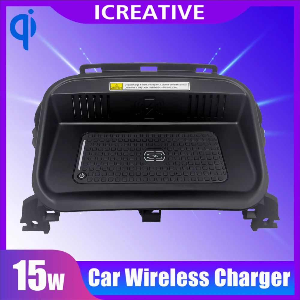 

For Toyota Corolla-L Levin 2019-2020 15W Qi Fast Charging Car Vehicle Wireless Charger Pad Auto Android Phone Iphone Holder