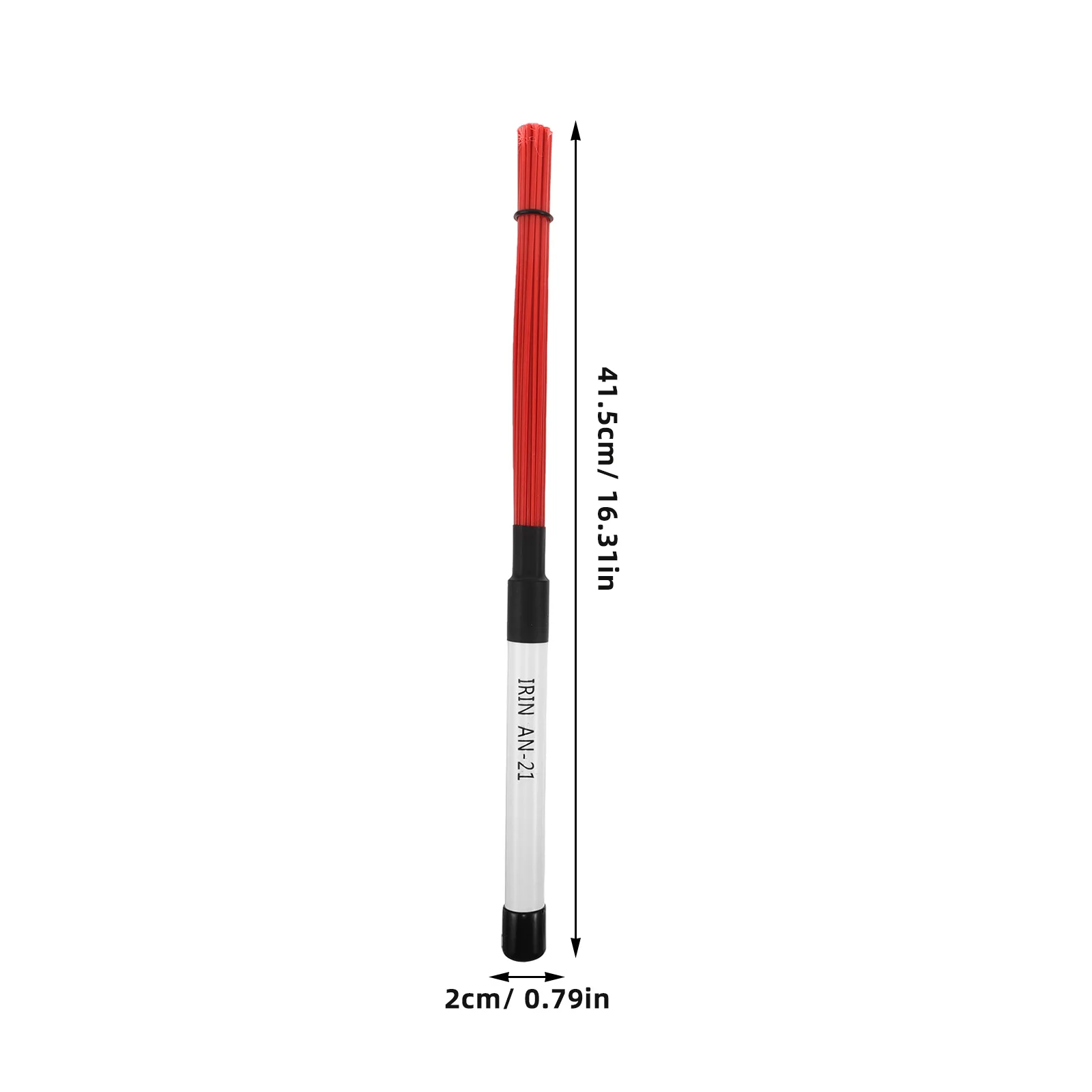 1 زوج النايلون طبل فرش الديناميكية الجاز قرع فرش ل الطبول ممارسة الأداء تصميم مدمج قبضة مريحة الطبول