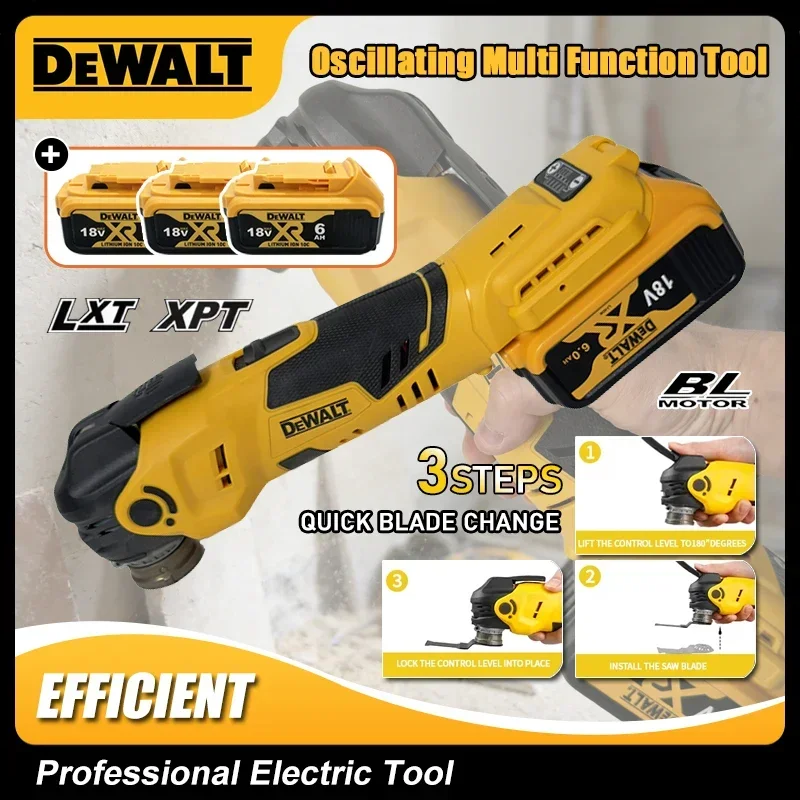 

Многофункциональный вибрационный электроинструмент Dewalt: пила, триммер, осциллирующий инструмент, электрический триммер для аккумуляторных инструментов 18В.