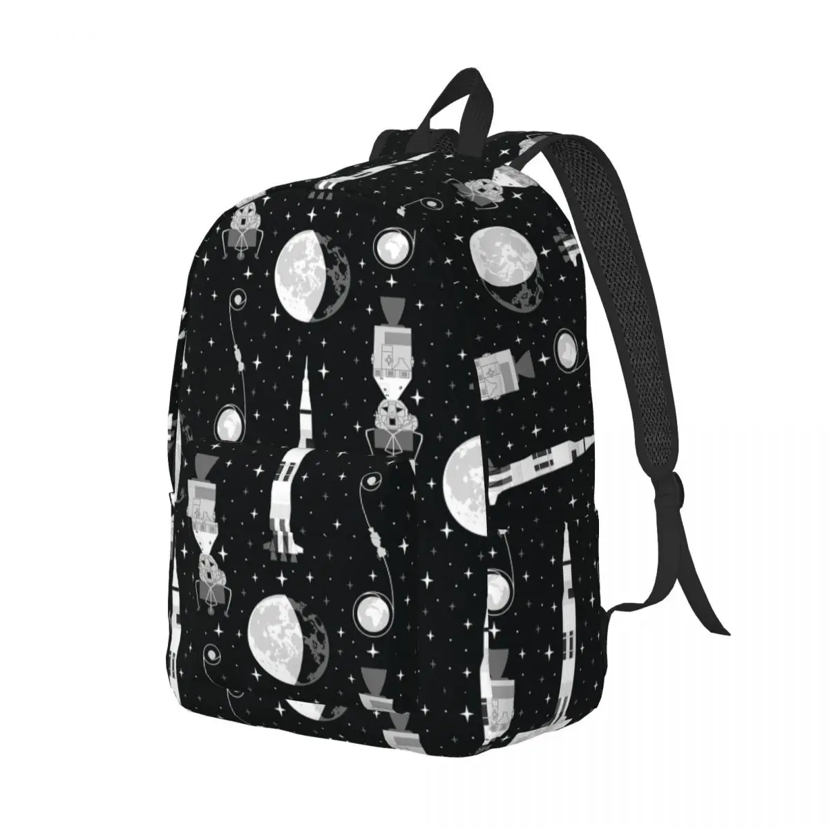 Рюкзак Moon Shot, студенческая сумка для книг для мальчиков и девочек, детская школьная сумка, компьютерные сумки на плечо для мужчин и женщин