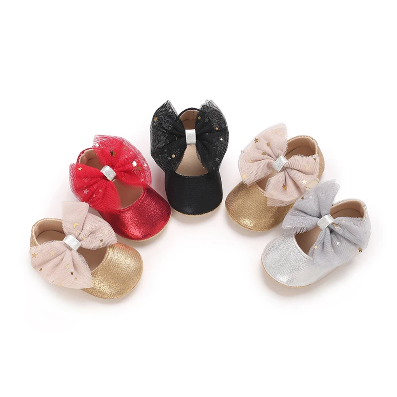 

Baby Girls Cute Moccasinss Shoes Soft Sole Flower Decor PU Leather Flats Shoes First Walkers Non-Slip Summer Princess Shoes