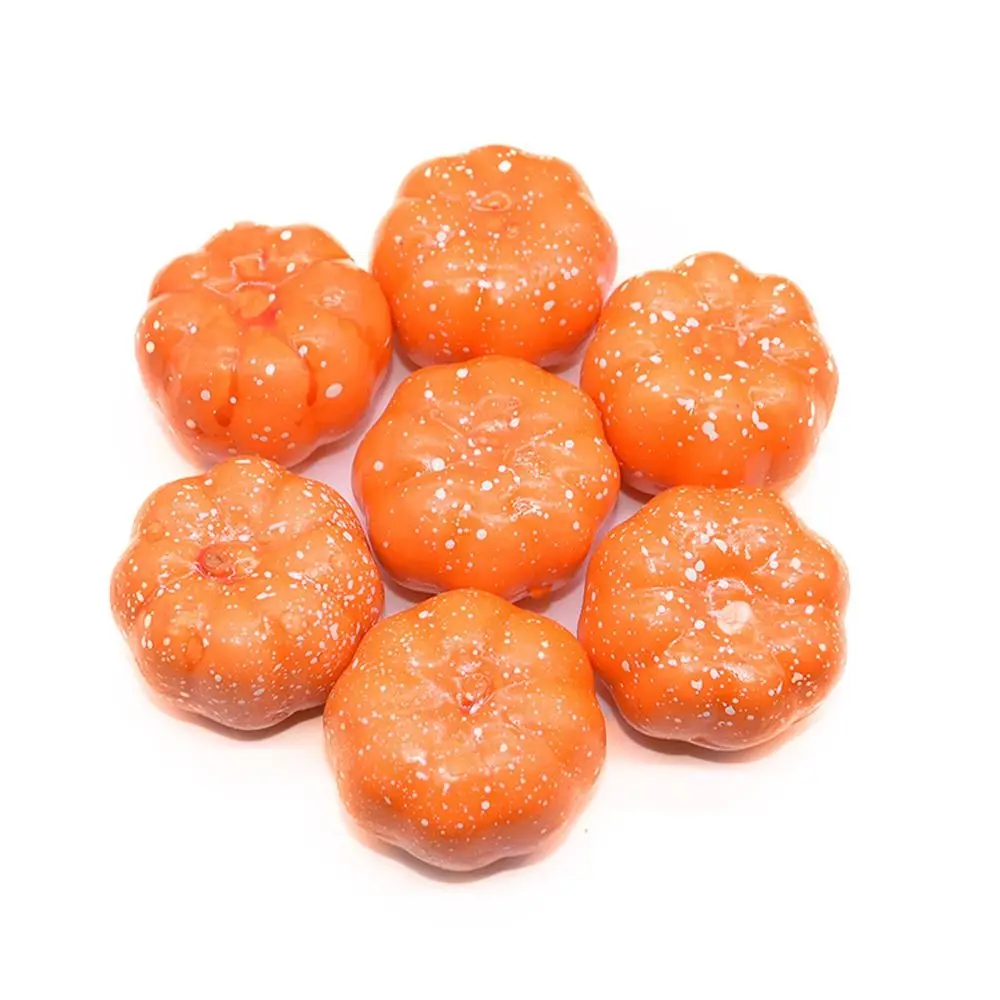 25/50pcs Mini Fake Vegetable Pumpkin Simulation Halloween Artificial Pumpkin DIY Craft Home Birthday Party Wedding Decoration