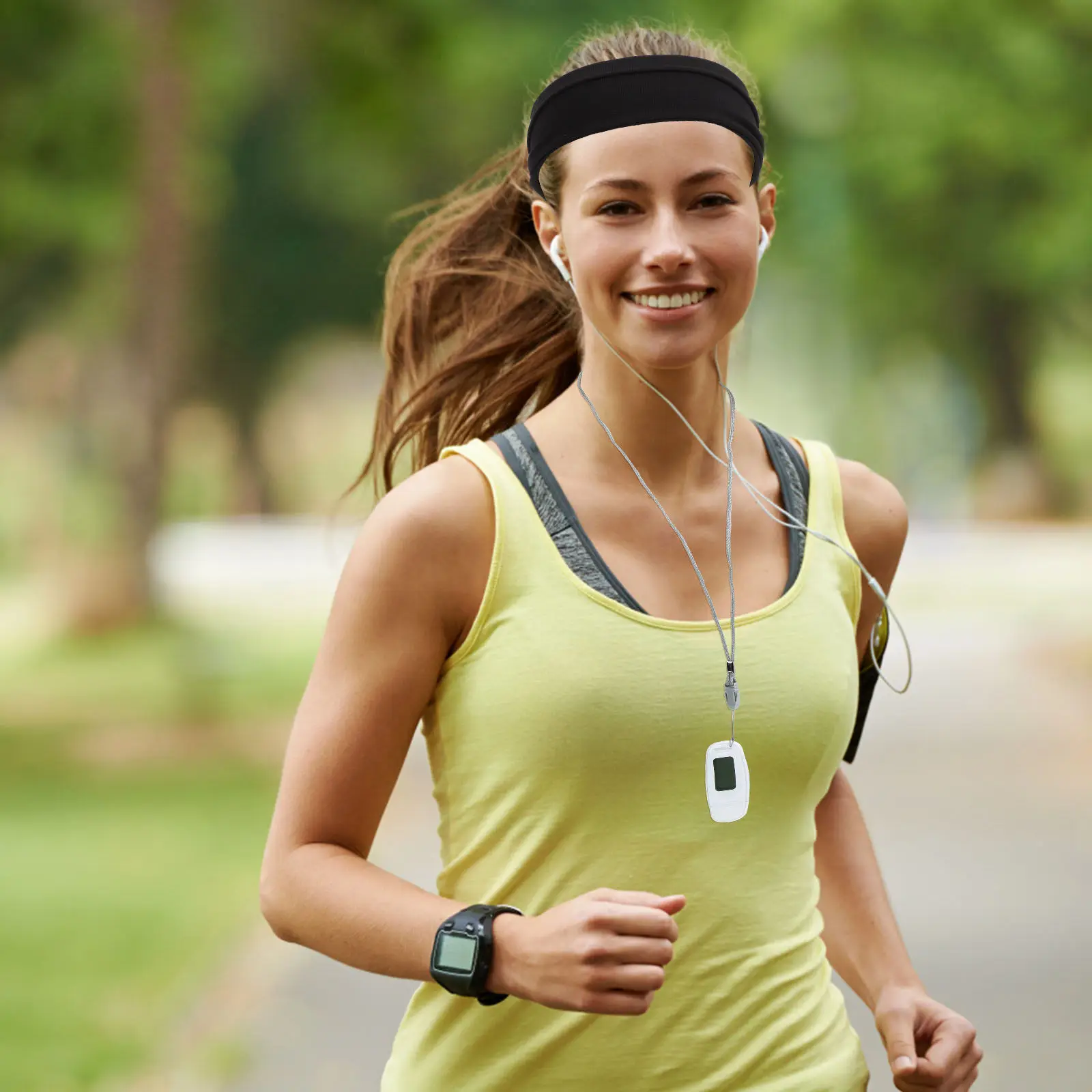 1Set Pedometer Portable Accurate Sports Walking Step Counter Small Clip Design Digital Step Counting Pedometer Easy Operate No