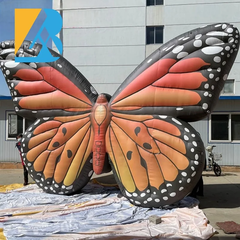 

Customized Event Supplies Giant Air Blown Butterfly for Zoo Theme Birthday Decorations Toys