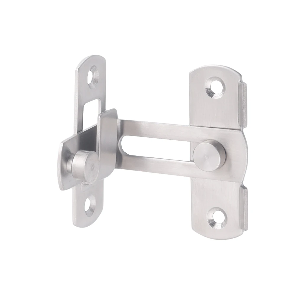 

1pc Stainless Steel Hasp Lock Door Buckle Sliding Bolt Security Lock For Home Hotel Cabinet Drawer Pet Cage Durable Smart