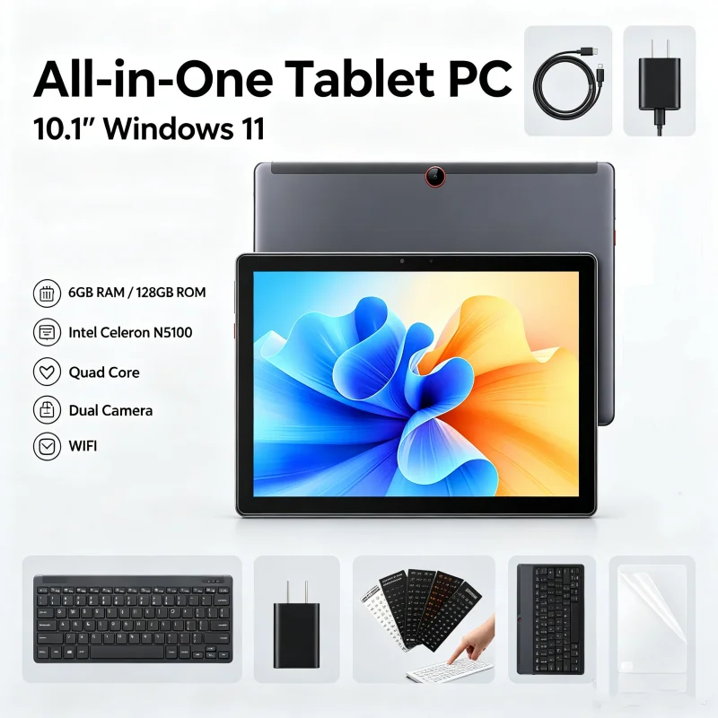 10.1'' Windows 10 CWI529 Tablet PC 4GB RAM 64GB ROM Z8300 Quad Core WIFI 1920x1080 Dual Camera