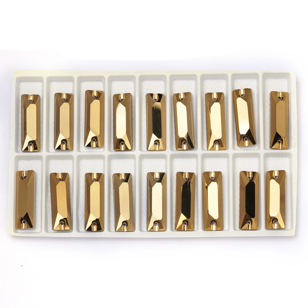 PUBRILEX Aurum All Shapes Aufnähbare Strasssteine Großhandel Neue Nähsteine mit abgeschrägten Kanten für Kleidungs- und Schmuckdekoration – Detail 16