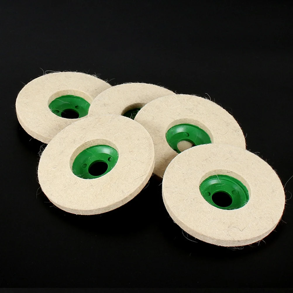 

10 Pcs Angle Grinder Wool Wheel Polishing Sheet for Drill Stainless Steel Buffing
