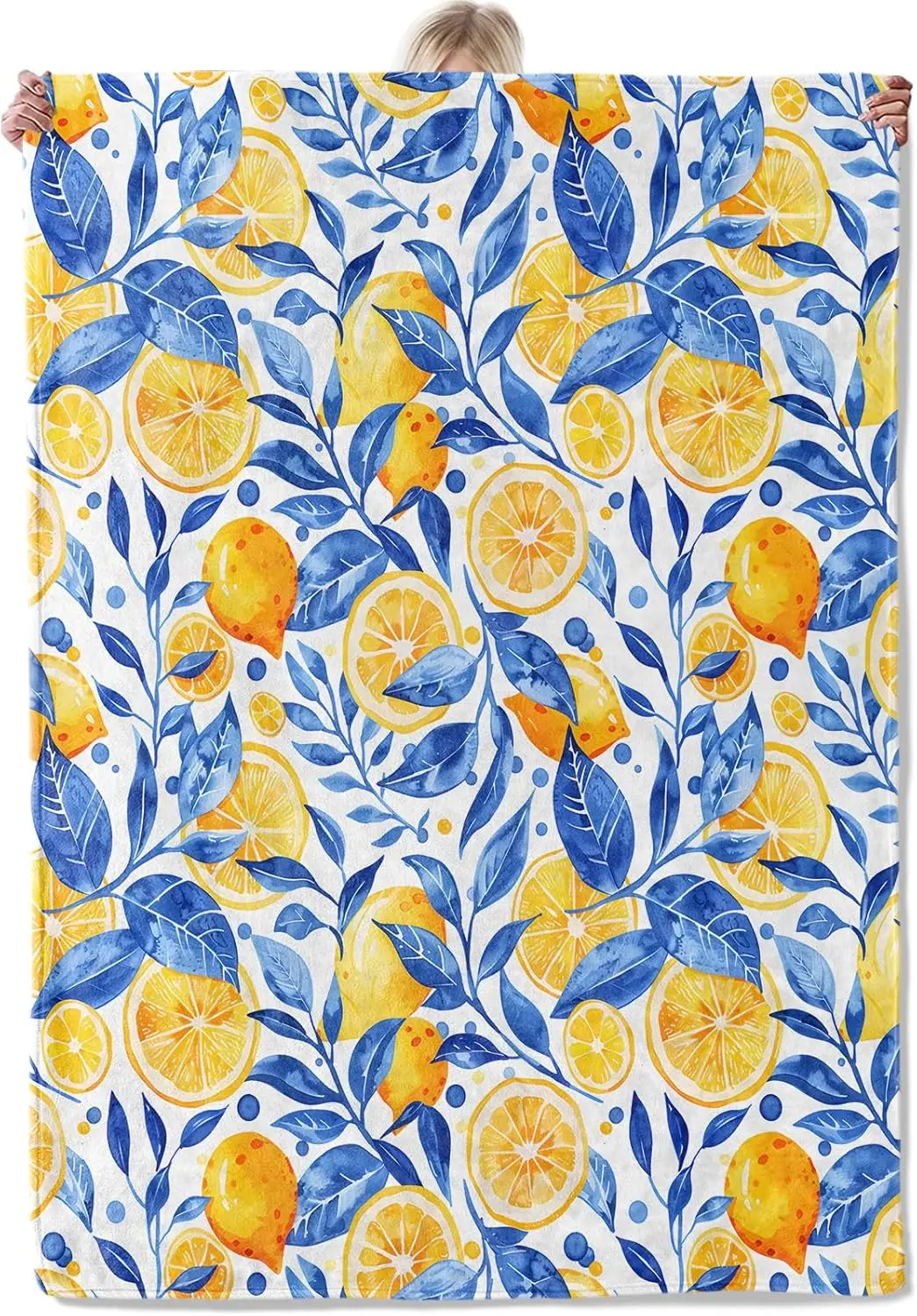 

Одеяло с лимонным узором, подарки для женщин, взрослых и девочек, мягкие нечеткие теплые уютные фланелевые одеяла для спальни, путешествий, дивана