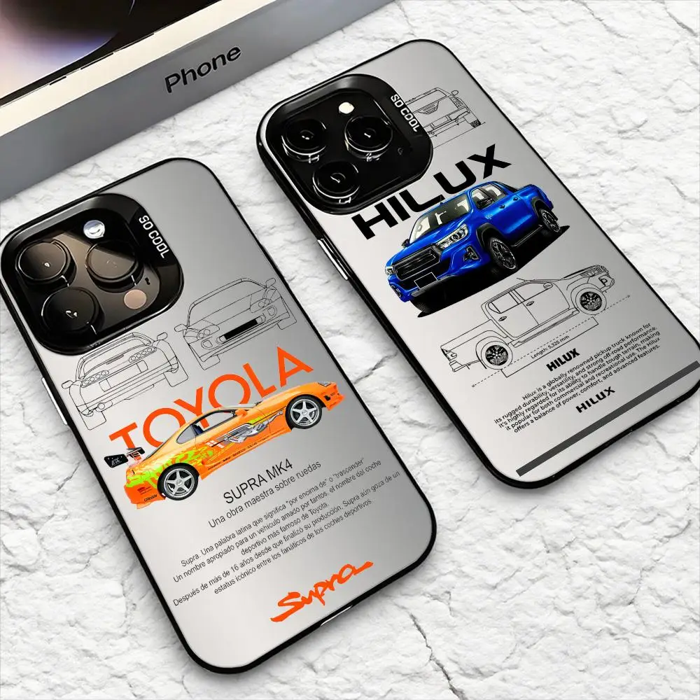 mk4 supercar sport Phone Case For iPhone 17 16 15 14 13 12 11 Pro Max Air Matte Laser Aurora Shockproof Funda