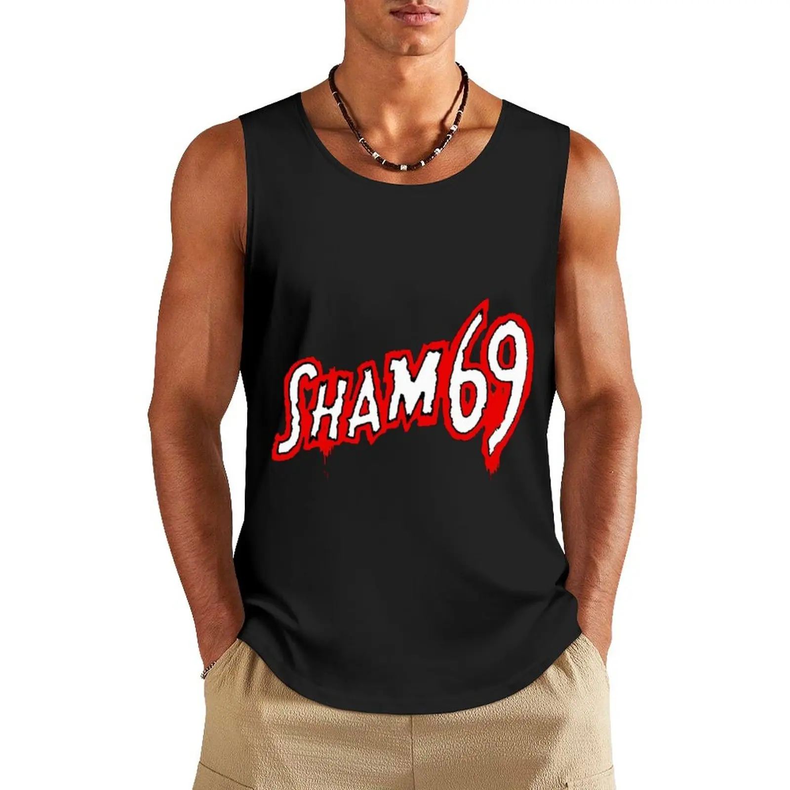 

Sham 69 Tank Top Men's clothing sleeveless shirt man