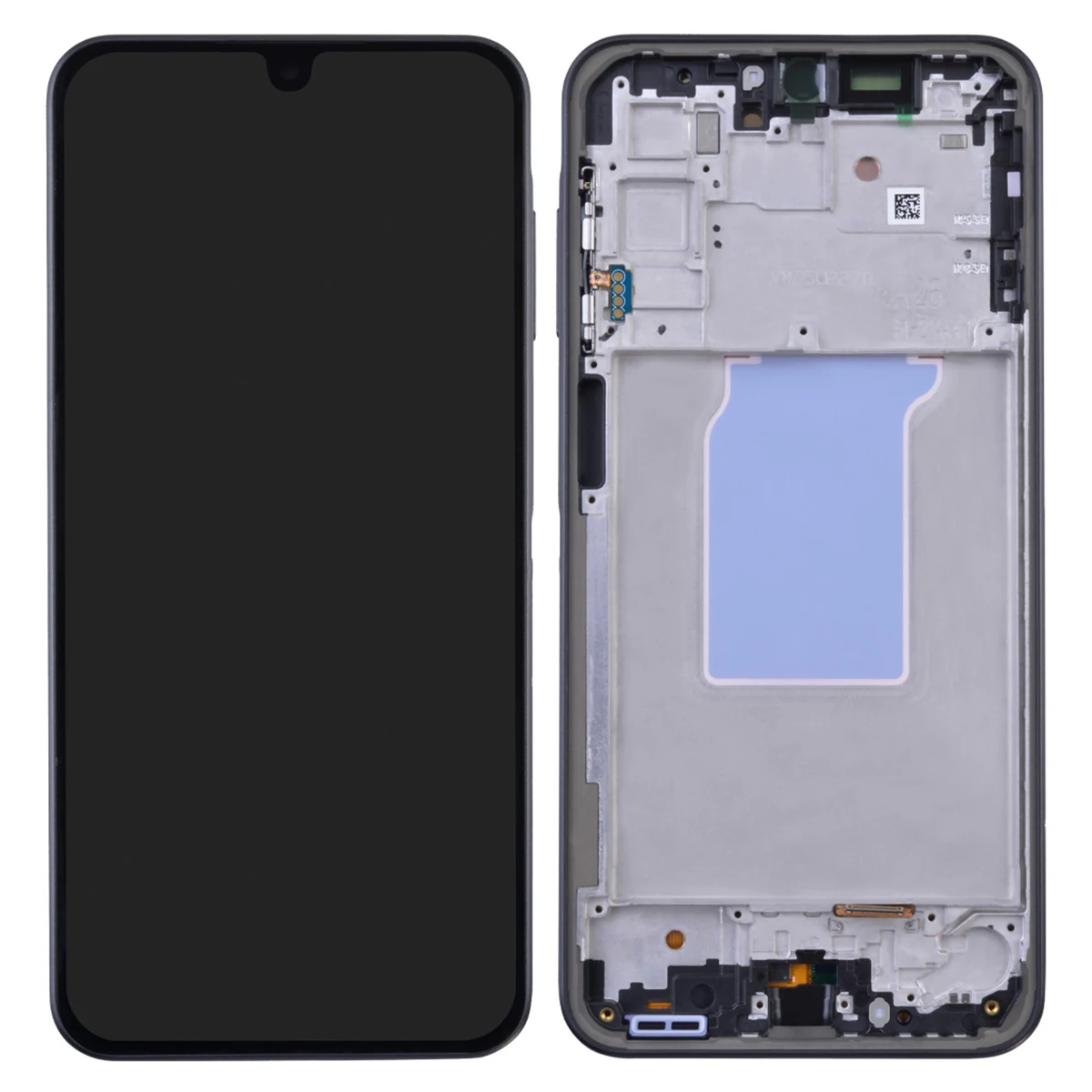 For Samsung Galaxy A26 5G A266 OEM Grade S OLED Screen and Digitizer Assembly + Frame (Without Logo) - Black