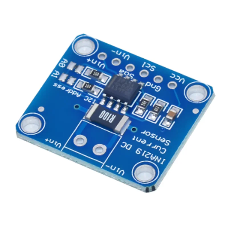 Bi-direcional DC Current Power Supply Sensor, Módulo Breakout, DIY, 3V-5V, Monitoramento de Energia I2C, SOT23, INA219