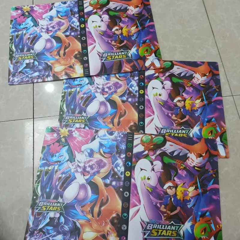 9-Pocket 540 Card Elf Album Comics Games Binder Map Clip Children's Gift List