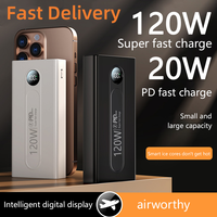 200000mAh Magnetic Power Bank 120W Super Fast Charging High Capacity Powerbank Portable Battery Charger For iPhone Samsung New