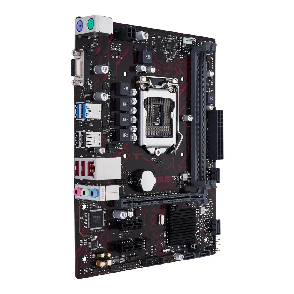 ASUS EX-H110M-V اللوحة الأم إنتل H110 LGA 1151 DDR4 كور i3-6100 كور i3-7300 كور i5-6400 كور i5-6500 كور i7-7700 مايكرو ATX