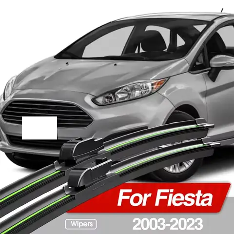 For Ford Fiesta MK5 MK6 MK7 2003-2023 Front Windshield Wiper Blades 2pcs Windscreen Window Accessories 2004 2012 2015 2018 2020