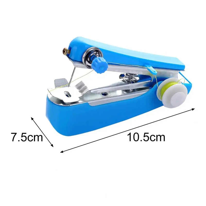Mini Sewing Machine Fast Stitch Labor-saving Fabric Clothes Sewing Tool Handheld Quick Stitching Supplies Portable Sewing Machin