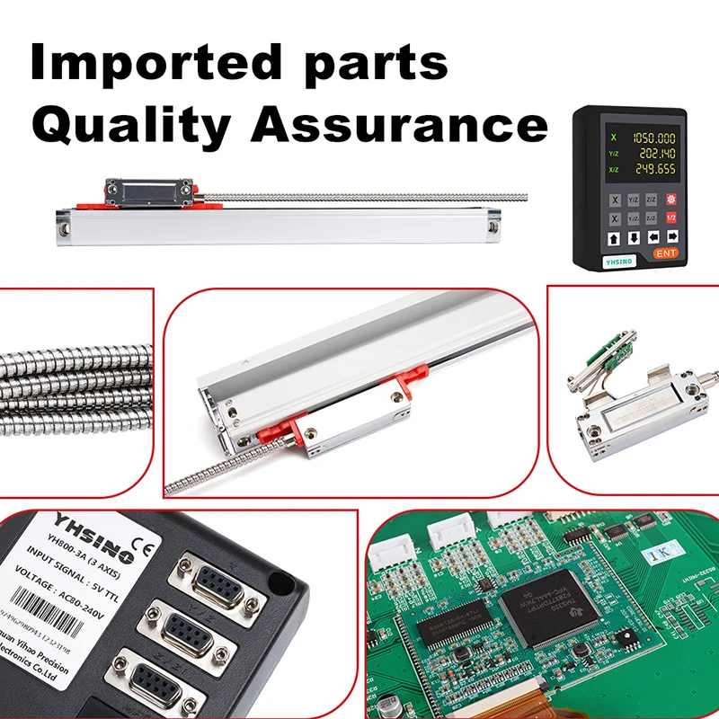 YH800 Mini Digital Readout for Lathe 2 3 Axis Dro Set Display YH800-2E YH800-3E TTL DB9 for Lathe Milling CNC Boring Machines