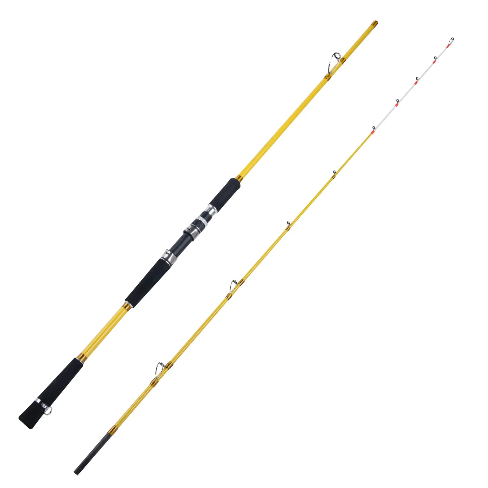 Goture 2.1m 2.4m Boat Fishing Rod  MH Spinning Casting Fishing Rod for Cuttlefish Fishing Rod with Sprial Rings/EVA Handle