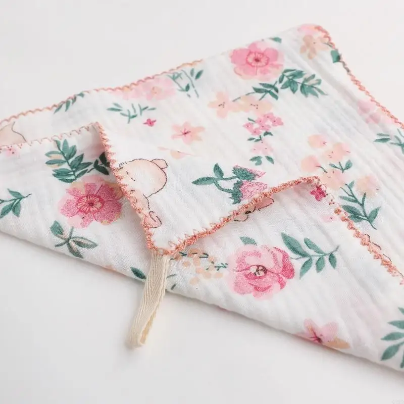 Muslin Q22D Baby Washoth Natural Algody Infant Bath Bath Toall Soft Face Toilel Regalo Baby Baby Baby Shower 10x10 pulgadas