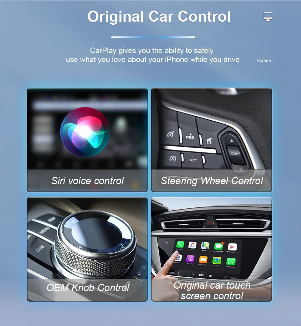 Carplay Auto Spielen Android Auto Wireless Adapter Smart AI Box Auto OEM Wired Android Auto Zu Wireless USB Dongle für Toyota Volvo – Detail 8