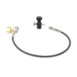 Cilindro Refill Station Adapter com Mangueira, Fit SodaStream TR21-4 Cilindro, W21.8-14(DIN 477) ou Conector CGA320, Novo