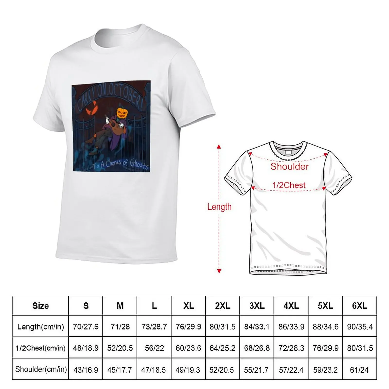 To a Chorus of Ghosts Cover T-Shirt Lightweight Cooling Short Sleeve Tee