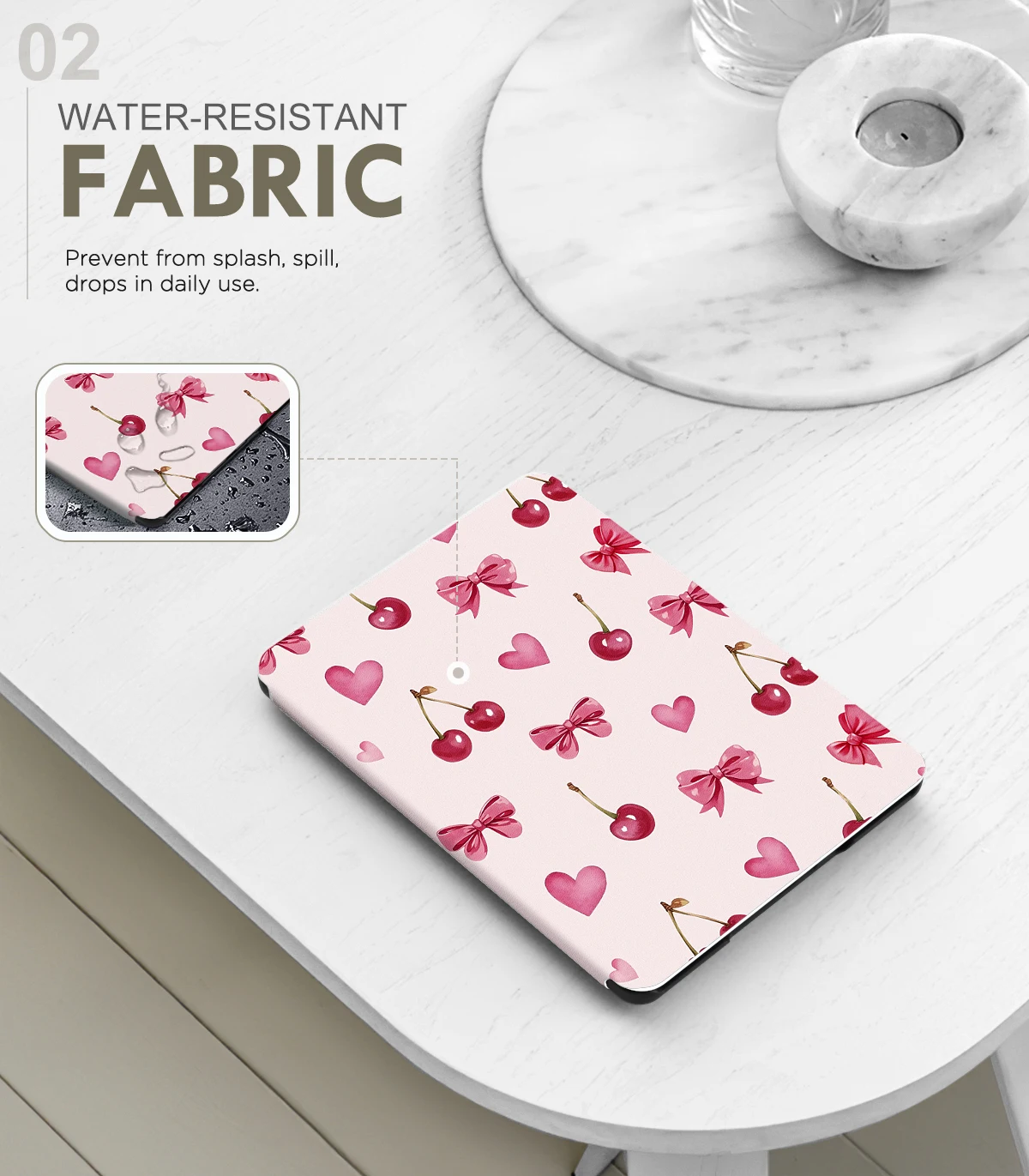 حافظة لجهاز Kindle الجديد الكلي مقاس 6 بوصات (الجيل الحادي عشر - إصدار 2024/2022) غطاء خفيف الوزن مع خاصية الاستيقاظ/النوم التلقائي لـ Kindle 2024/2022 #3