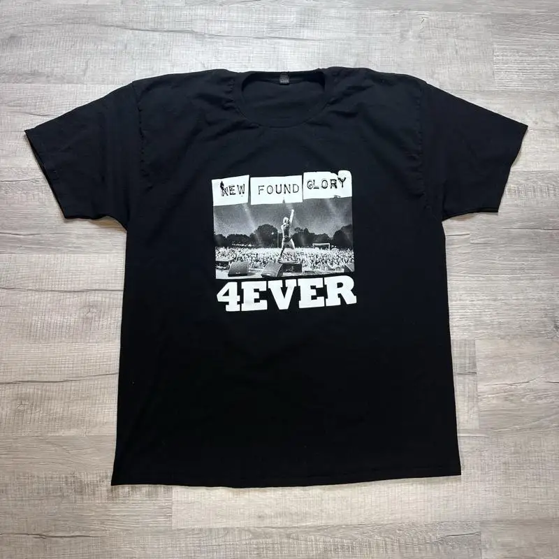 New Found Glory 4EVER Adult Size 3XL Graphic T-Shirt Black Pop-Funk Band Tee