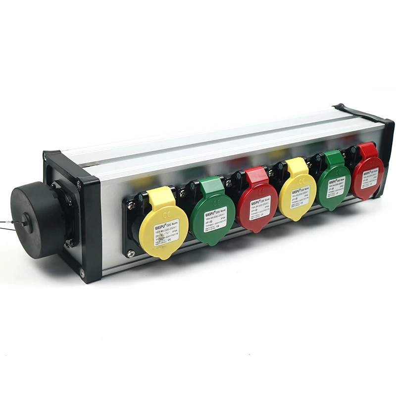 Stage Light Distribution Box Power Distribution Box for Light Portable DJ Equipment Lighting