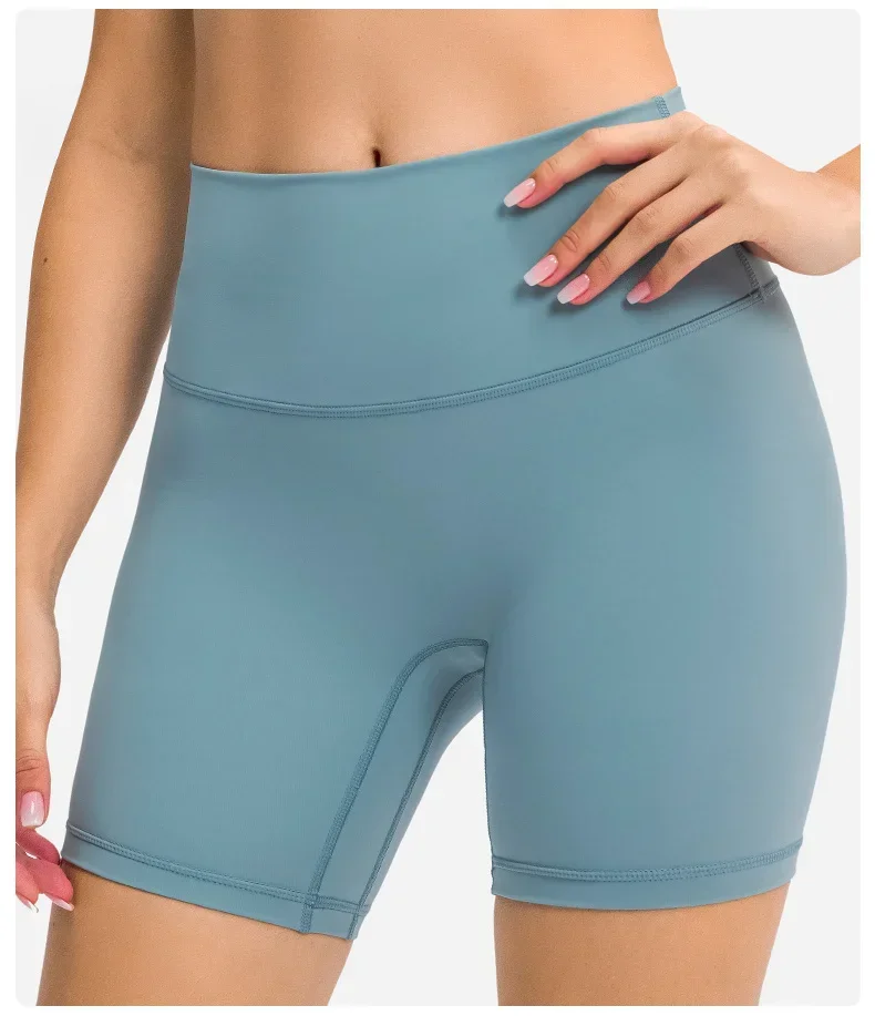 

Solid Color Women Sport Yoga Short leggings Compression Support Sweat Comprehensive Training Jog Cycling Internal Pocket