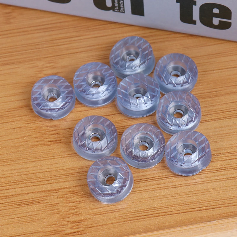 10ชิ้นเก้าอี้นุ่มใสสำหรับวางเท้าพื้นขาไม่ลื่นแผ่นรองโซฟาสำหรับเฟอร์นิเจอร์โต๊ะเก้าอี้ขา