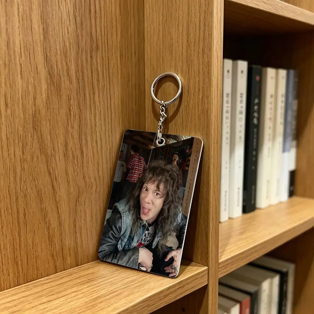 actor J-Joseph Quinn Cat Badge Holder Keychain For Bank Business Work Card Holder Student Card