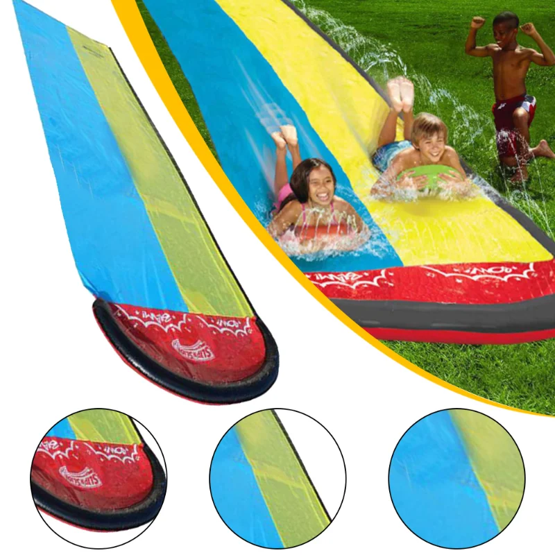 Games Center Backyard Children Adult Toys Inflatable Water Slide Pools Children Kids Summer Gifts Backyard Outdoor Water Toys