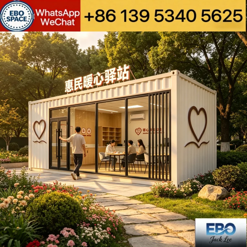 Modular Prefab House Portable Container Home Fully Finished Modern Tiny Prefabricated Villa For Residential Living Holiday Campi