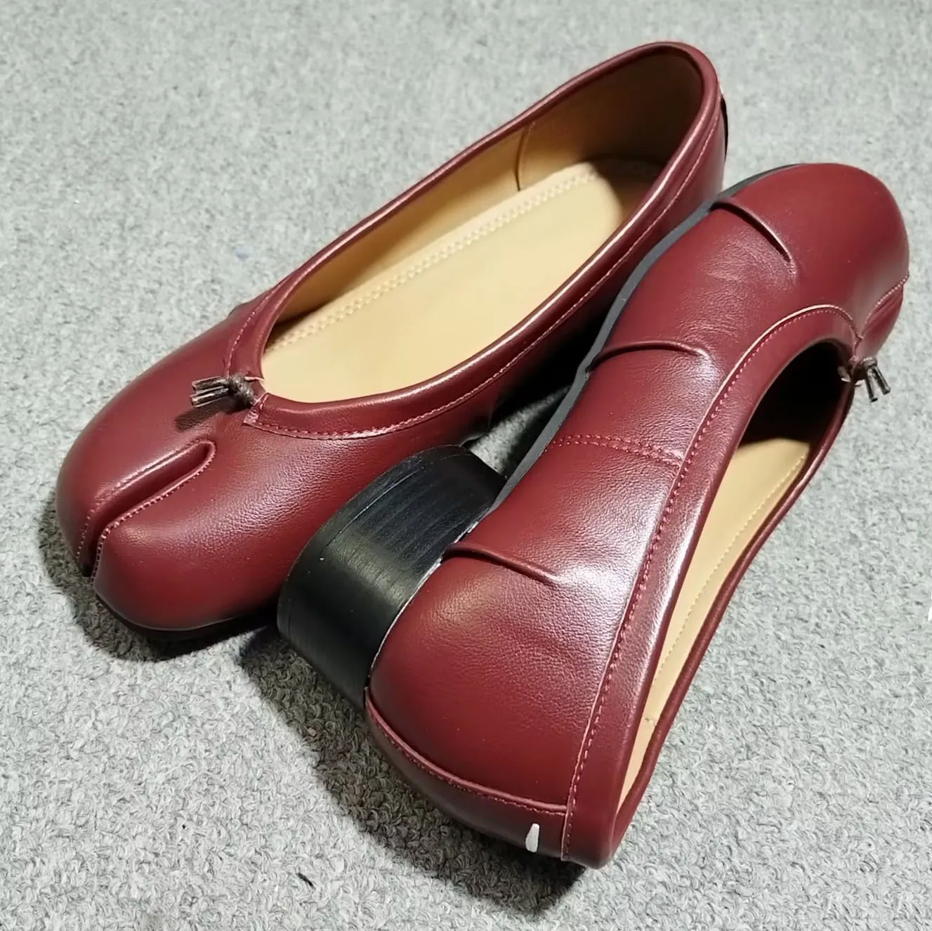 Split Teen Vrouwen Ballet Flats Mode Tabi Schoenen Casual Sl
