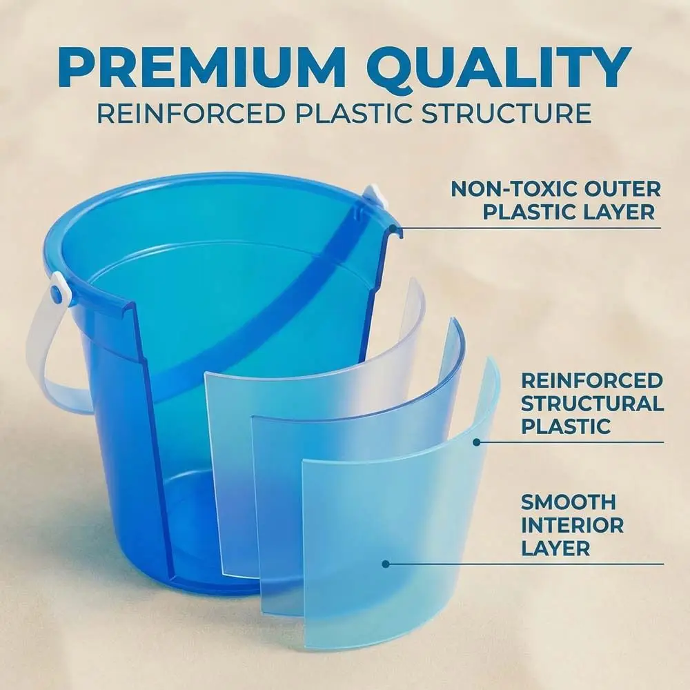 

Набор для пляжных игр: формочки для крабов и рыбок, ведерко, лопатка, пластиковый мультяшный дизайн, для летних развлечений на пляже, для совместных игр родителей и детей