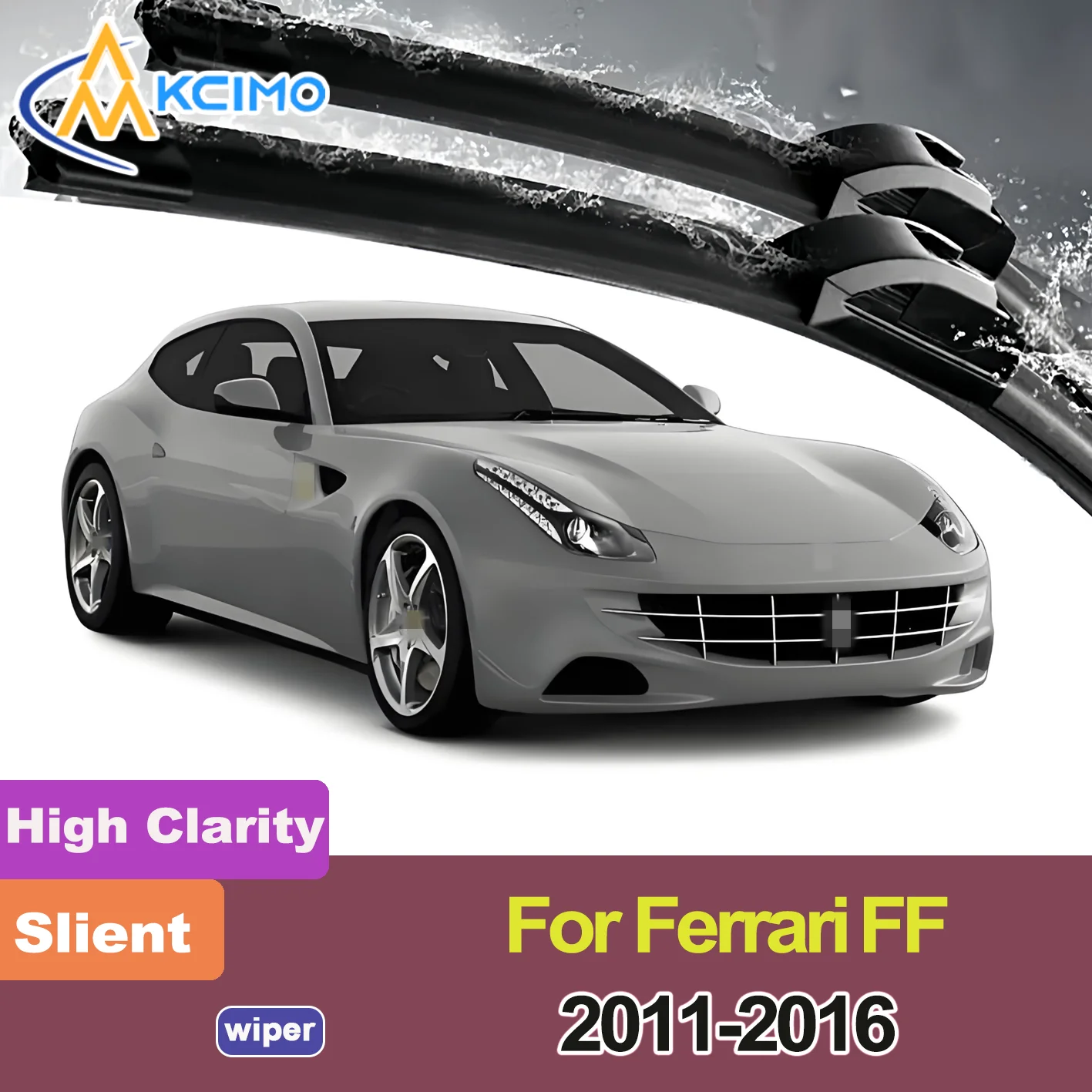 

2PCS New Front Windshield Wiper Blade for Ferrari FF 2011-2016 Front Windshield Auto Wipers Blade Accessories 2016 2015 2014